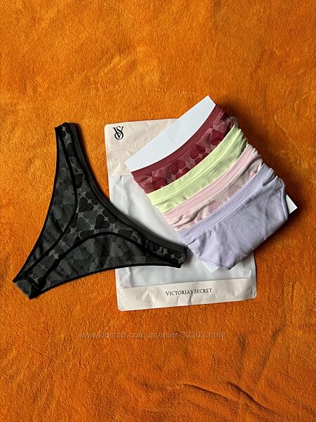 Трусики Victorias Secret, Pink, в розмірах s, m, l