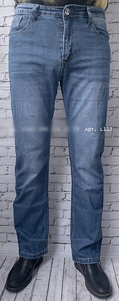 Джинси Fashion Світло-Сині L112 розміри 32, 34, 35, 36, 40