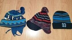 Зимние шапки от 2 до 7 лет в идеальном состоянии