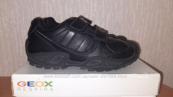 Кожаные туфли Geox р.34 по стельке 22 см ботинки полуботинки