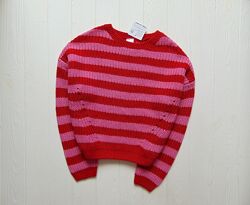 C&A. Размер 9-10 лет. Новый яркий укороченный свитер для девочки