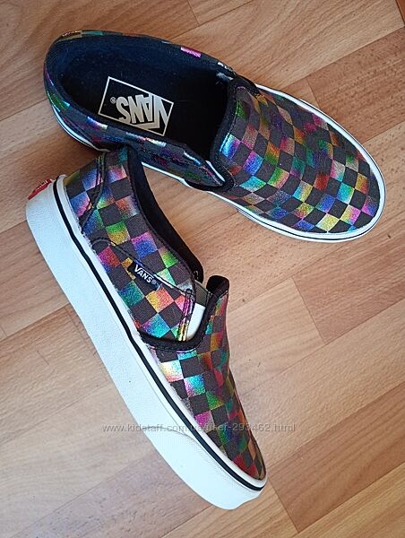 Слипоны, мокасины, кеды Vans оригинал на р.36,5-37