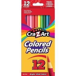 Карандаши Cra-Z-Art Real Wood, Pre-sharpened Strong Colored Pencils, 12 