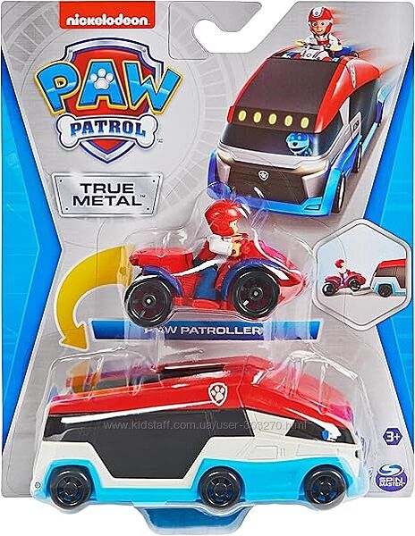 Патрулевоз Paw Patrol, True Metal PAW Patroller