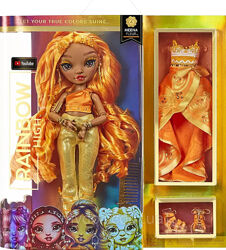 Мина Флер Rainbow High Meena Fleur Saffron Gold