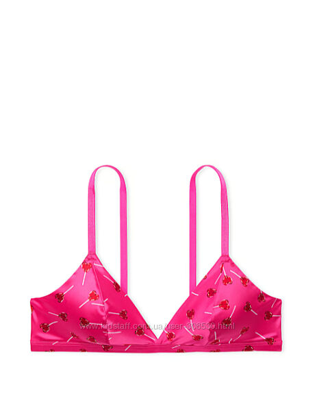 Бралет атлас разные Tease Wireless Triangle Bralette Victorias Secret S
