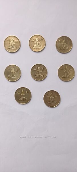 Монеты 10 Вон Южная Корея 