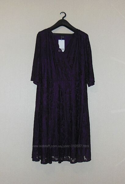 Супербатал Ошатна сукня стретч-гіпюр Yours Британія UK26-28 великий розмір