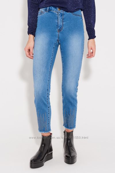 Укороченные джинсы скинни Италия размер M
