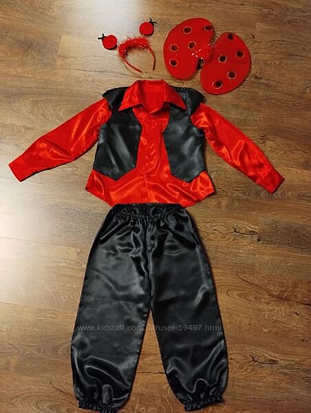 Костюм Жук Божа Корівка, Бедрик, Сонечко на 4-6 років