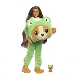 Лялька Mattel Барбі Barbie Чудове комбо Cutie Reveal Цуценя в костюмі жабки
