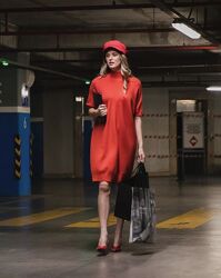 Красное платье Serianno в наличии Турция 