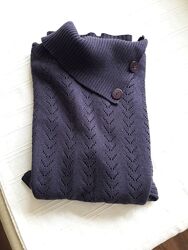 Новый фиолетовый свитер удлиненный Etam размер М