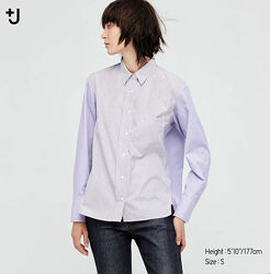 Uniqlo рубашка сорочка блуза розмір m 100 хлопок