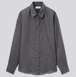 Uniqlo рубашка сорочка блуза розмір s льон преміум
