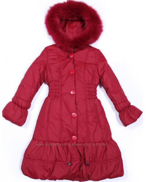 Kiko зимнее пальто для девочки, ростовка 140-170