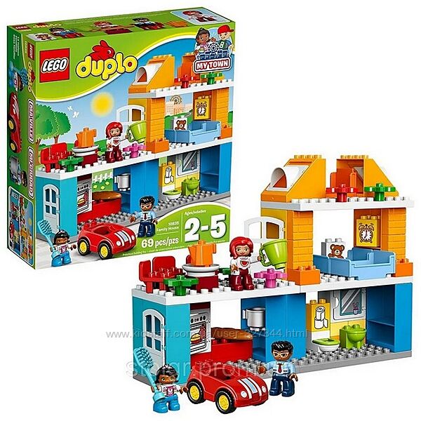  Lego Duplo Сімейний будинок місто перші кубики оригінал