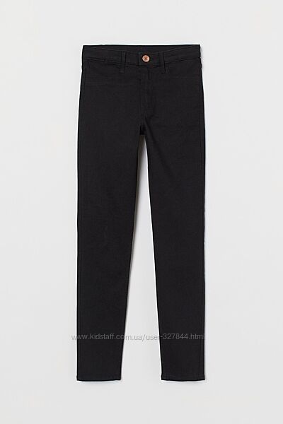 Чорні штани скінні H&M НМ  на ріст 145-155