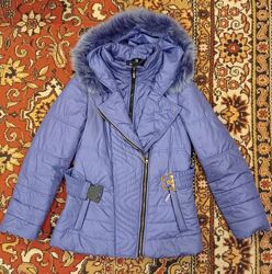 жіноча зимова куртка фіолетового кольору Welly 46 р.