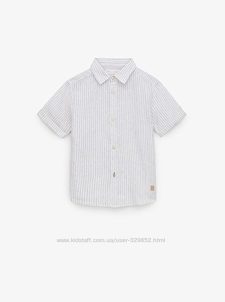 Рубашка лен Zara