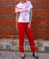 Классические укороченные брюки со стрелками, Paolo Casalini, Италия, скидка