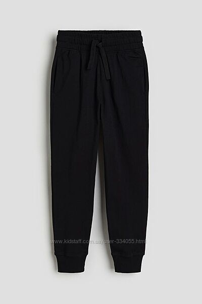 Штани спортивні не утеплені чорні H&M, 146, 152, 158, 164, 170