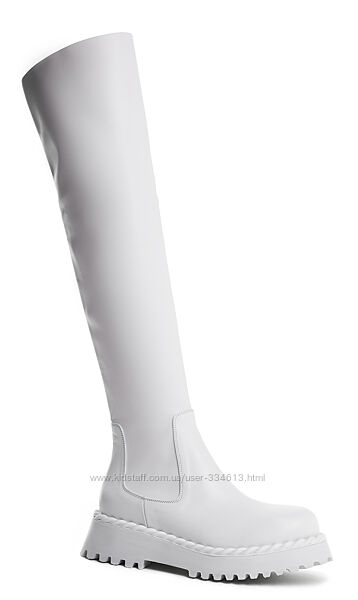 Стрейчевые ботфорты Lottini