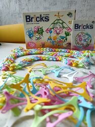 Конструктор Bricks для развития фантазии - одинаковые детали в 5 расцветках