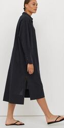Нова сукня сорочка H&M чорна. Великий розмір 52, 54. ХL, XXL. Бавовна.