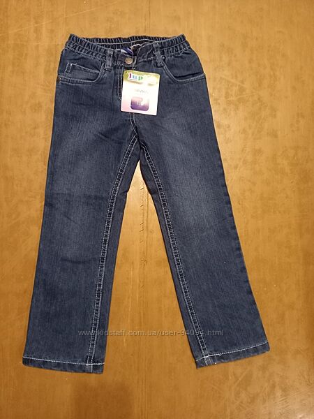 Термо джинсы флис для девочек Lupilu Германия р110