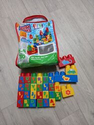 конструктор Мега блокс Букви 30 шт. Mega Bloks 