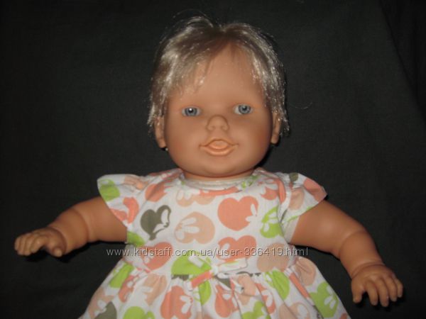 винтажная большая мимическая кукла Famosa