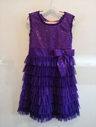 Нарядное платье из америки от jona michelle р.8 7-9 лет
