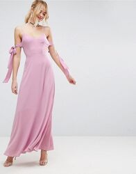 Шифонова сукня лавандового кольору