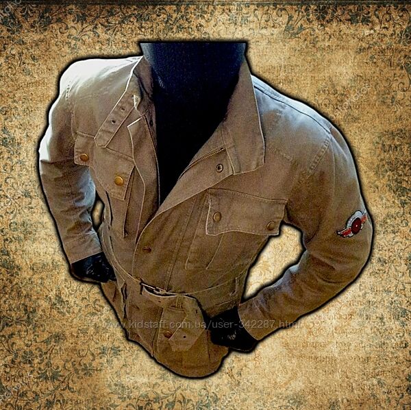 Винтажная коттоновая куртка. Spirit Motors.