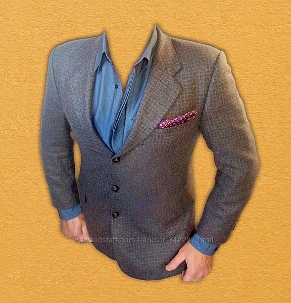 Virgin wool пиджак. Gilberto. Италия.