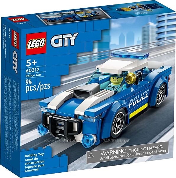 Lego City Полицейская машина 60312