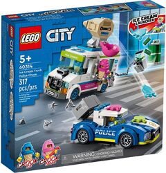 Lego City Погоня полиции за грузовиком с мороженым 60314