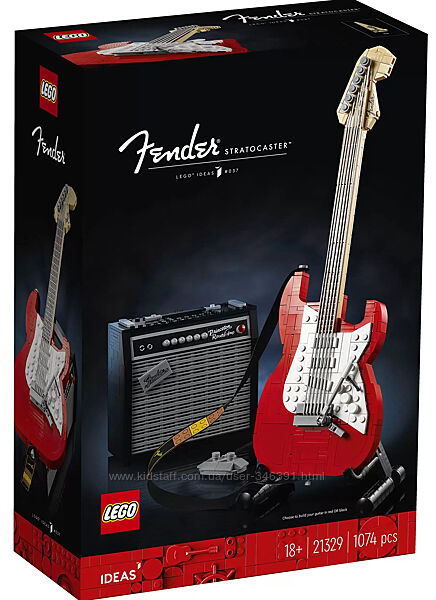 Lego Ideas Гитара Fender Stratocaster 21329