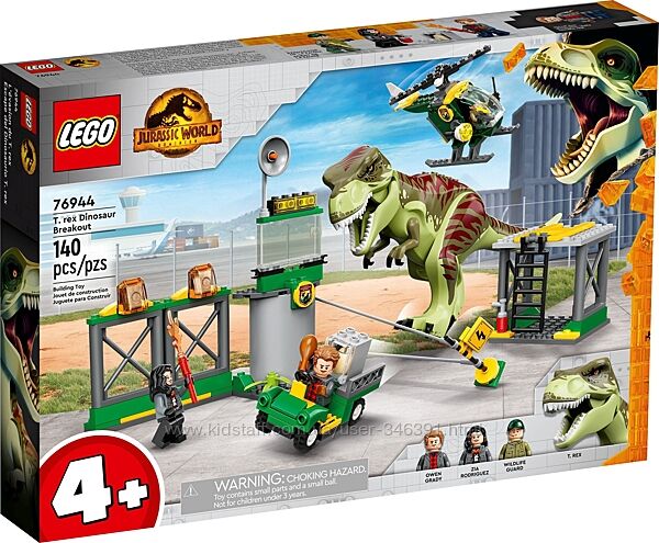 Lego Jurassic World Побег тираннозавра 76944
