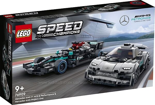 Lego Speed Champions Mercedes-AMG Performance и Mercedes-AMG Project 76909
