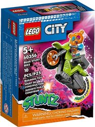 Lego City Трюковый мотоцикл медведя 60356