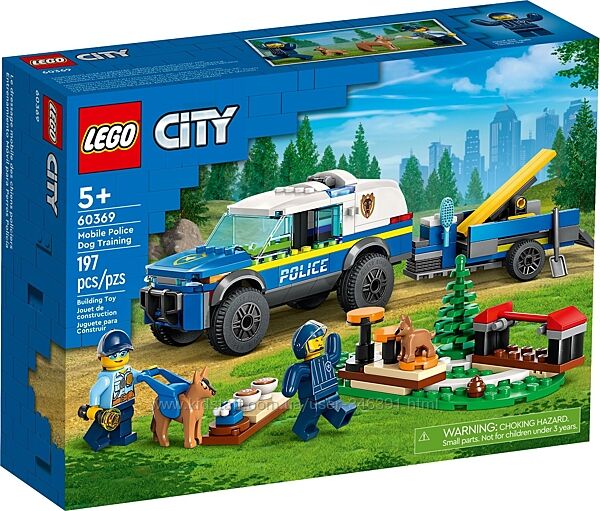 Lego City Дрессировка полицейской собаки на выезде 60369