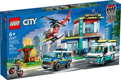 Lego City Центр управления спасательным транспортом 60371