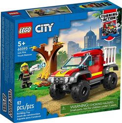 Lego City Спасательный пожарный внедорожник 60393