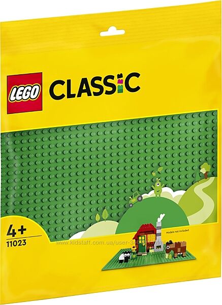 Lego Classic Зелёная базовая пластина 11023