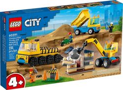 Lego City Строительные машины и шаровой кран-таран 60391