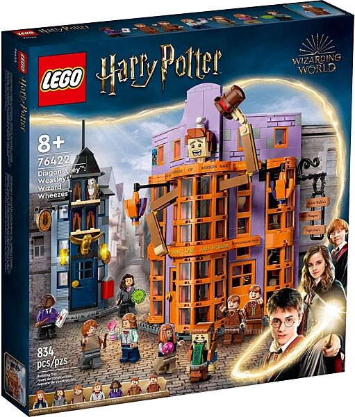 Lego Harry Potter Косой переулок Ведьманские проделки Уизли 76422