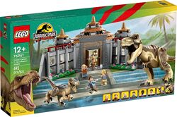 Lego Jurassic World Центр посетителей Атака тираннозавра и раптора 76961