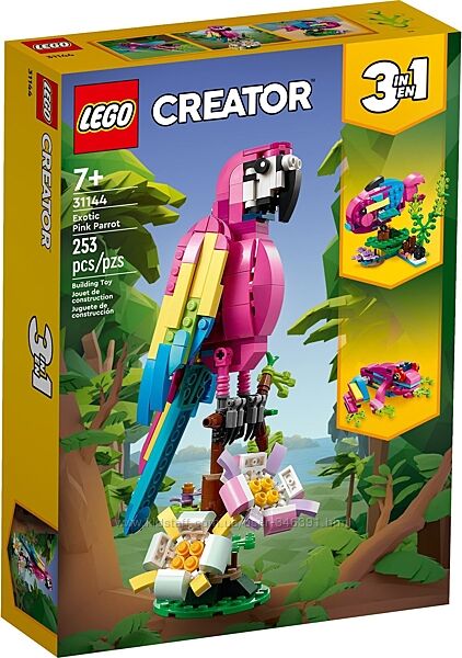 Lego Creator Экзотический розовый попугай 31144